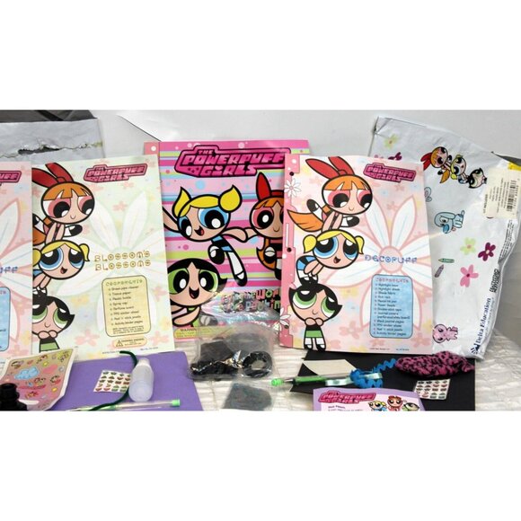 Cartoon Network Powerpuff Girls Club Craft Night Light Journal Sticker Jewel - Picture 3 of 14
